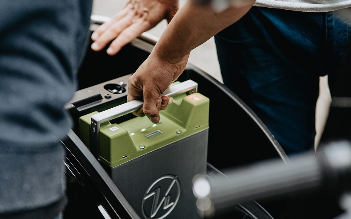 Akku eines Rollers von Kumpan electric 